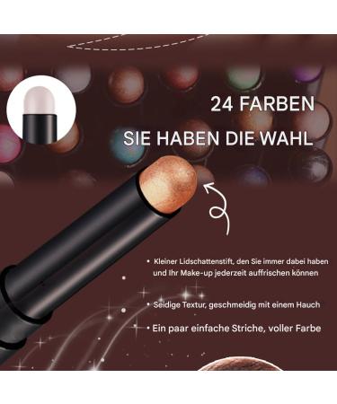 Fellflying Eyeshadow stick 6way highlighter stick longlasting matte shine eyeshadow primer for striking looks during the day and at parties - Buy Online on GoSupps.com