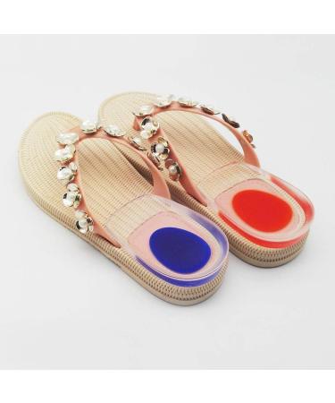 Sitake Silicone Heel Cushions for Pain Relief | Gel Heel Pillows | Heel Spur & Shoe Protection (Size 40-46) - Buy Online on GoSupps.com