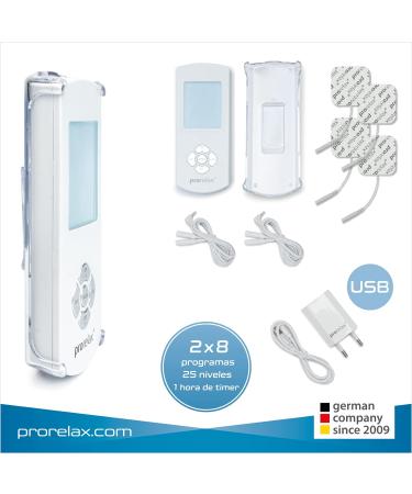 Prorelax Tens/Ems Duo Comfort | Electrotherapy Device for Chronic Pain Relief & Muscle Building | Dual Therapy & Large Display for Natural Healing - Buy Online on GoSupps.com