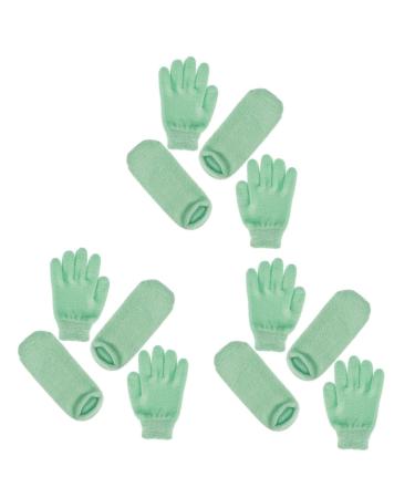 FRCOLOR 6 Pairs of Socks for Dry Feet Moisturising Gloves Moisturising Socks Gloves for Men Gloves Made of Natural Gel Gloves Brightening Foot Spa