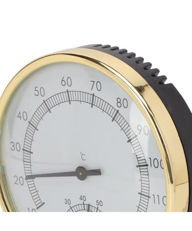 Wall-Mounted Sauna Thermometer & Hygrometer - Accurate Air Humidity Measurement with Stainless Steel Scale - Buy Online on GoSupps.com