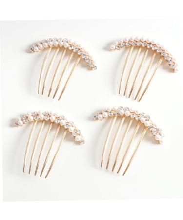 FRCOLOR Hair Pin Hair Accessories for Women Jewel Hair Comb Flower Decoration Hair Comb for Prom Hair Accessories for Women Pearl Hair Comb Hair Comb with Rhinestone Hair Fork Bride - Buy Online on GoSupps.com