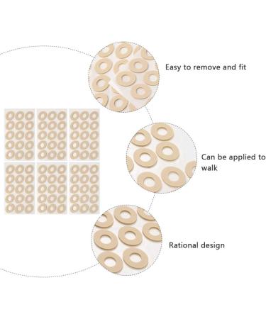 Healifty Corn Cushions for Feet - 90Pcs/6 Sheets, Self-Adhesive Foot Care Pads to Pad and Protect Corns (Beige) - Buy Online on GoSupps.com