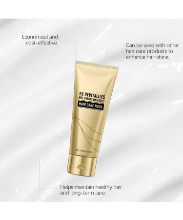 Mask For Damaged Hair | 100g Repair Hair Mask - Curl Frizz Care Daily Care Home Travel Anti-Frizz Fast Solution - Buy Online on GoSupps.com