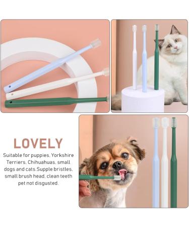 CIYODO 2pcs 360 Cleaning Degree Portable Brush Puppy Oral Household Dog Tooth Pet Kitten Comfortable Cat - Buy Online on GoSupps.com