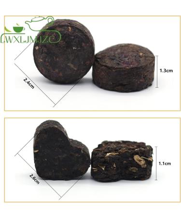 LWXLJMJZC -Yunnan Pu'er Tea Mini Tuo Cha 30 Pieces (10 Flavors * 3 Pieces) Pu-erh Tea China (Fermented and Unfermented) - Buy Online on GoSupps.com