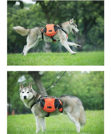 Saddle Bag Hundred Backpack for Medium-Large Dogs | Reflective Waterproof Adjustable - Travel & Training Gear (Green Size L for Dogs 28kg-40kg) - Buy Online on GoSupps.com