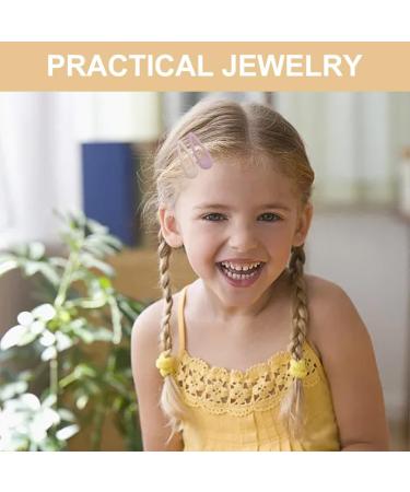 30 Cute Matte Hair Clips for Girls | Multi-Colored Hair Accessories with Box | Perfect for Fine & Thick Hair - Buy Online on GoSupps.com