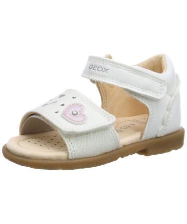 Geox Baby Girl's B Verred D Sandals 7.5 UK Child White