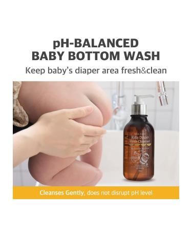 Soothing Baby Bottom Wash - Hypoallergenic Vegan Diaper Cleanser | pH Balanced International Shipping - Buy Online on GoSupps.com
