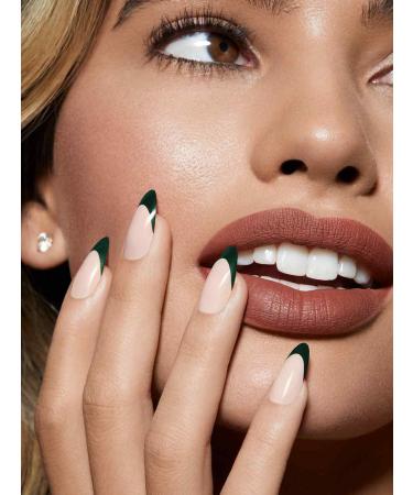 Static Nails Reusable Pop-On Manicure Set | Non-Damaging Glue-On Almond Nails | Fake Acrylic Press-On Nails (Soho French - Buy Online on GoSupps.com