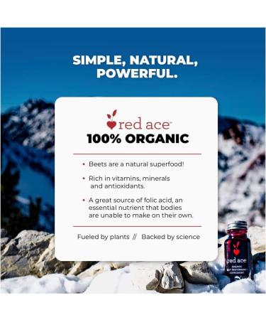 Red Ace Swiss Chard & Beet Powder - Organic Gluten-Free Pre Workout Supplement for Energy Boost - Vegan Superfood for Men & Women - 5.3oz - Buy Online on GoSupps.com
