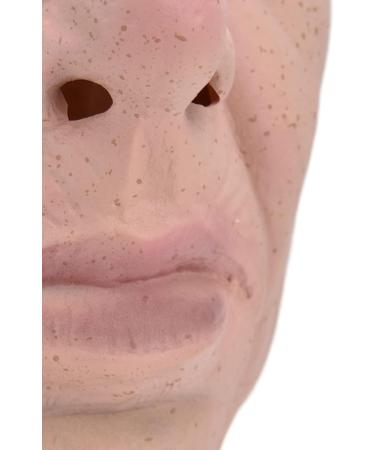 Bald Head Man Environmental Old Man Mask Halloween Mask Protection Costume Soft for Haunted Houses for Adults for Teenager for Halloween for Easter - Buy Online on GoSupps.com