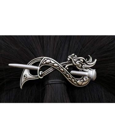 Lurrose Celtic Hair Clips - Viking Dragon Hair Pin & Retro Metal Hair Jewelry | Irish Hair Accessories for Stylish Ladies - Buy Online on GoSupps.com