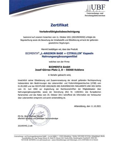 Biomenta L-Arginine + Citrulline Capsules - High Dose 150mg | Premium Arginine Citrulline Blend with BCAAs & Zinc for Enhanced Performance - International Shipping - Buy Online on GoSupps.com