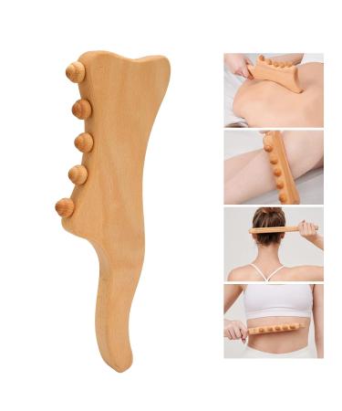 Wood Gua Sha Tool for Massage | Angrek Drainage Device for Muscle Relief & Relaxation - Buy Online on GoSupps.com