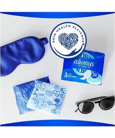 Always 10x Ultra Day & Night Sanitary Pads Size 3 with Wings - 10 Count Pack of 1 - Buy Online on GoSupps.com
