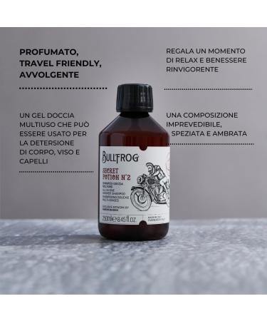 Bullfrog Secret Potion N.2 Multi-Action Shower Gel (250ml) - Buy Online on GoSupps.com