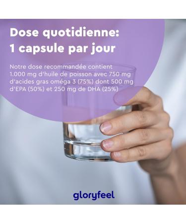 Omega 3 Wild Fish Oil 500mg EPA and 250mg DHA Omega 3 Essential Fatty Acids Heart Support Brain and Vision 120 Capsules for 4 Months Sustainable Peach Odorless - Buy Online on GoSupps.com