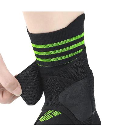 Supportive Adjustable Ankle Brace - Breathable Compression Sleeve for Sports Basketball & Boxing - Ideal for Sprains - Buy Online on GoSupps.com