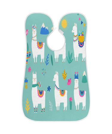 Cute Alpacas Beard Bib Apron for Men | Waterproof Hair Catcher & Grooming Cape with Suction Cups | Perfect Gifts for Shaving & Trimming - Buy Online on GoSupps.com