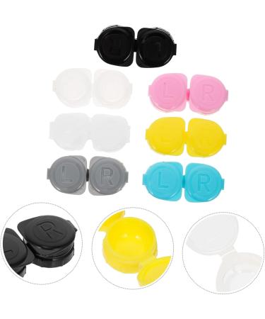 Homsfou 14th Double Glasses Case & Mini Contact Lens Container - Cleaning Kit with Mirror - Perfect Travel Solution for Eye Lenses - Buy Online on GoSupps.com