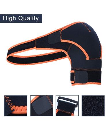 VGEBY1 Adjustable Shoulder Brace - Compression Support Wrap for Men & Women | Ideal for Sports & Gym - International Shipping - Buy Online on GoSupps.com