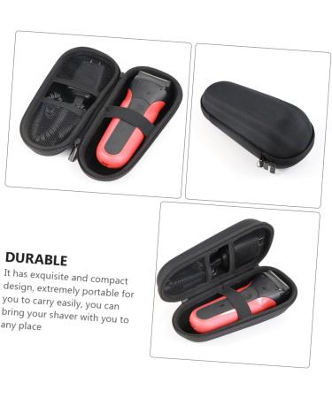 POPETPOP Mens Grooming Trimmer Storage Bag Mens for Shaving Electric Men Grooming Trimmer Men s Electric Razor Case Mens Electric Mens Electric Oxford Cloth Razor Box Portable Travel Black 17.5X7X7CM - Buy Online on GoSupps.com