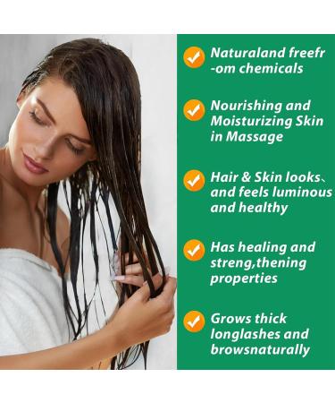 100% Pure Jamaican Black Castor Oil - Cold Pressed Unrefined Hair Growth & Skin Moisturizer 2 oz (60 ml) - Shop Internationally - Buy Online on GoSupps.com