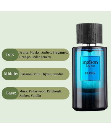 Hamidi MAISON LUXE ELIXIR Eau De Parfum Spray 110ML (3.8 OZ) Long Lasting Perfume for Women & Men Experience The Charm Of This Exquisite Fragrance Unisex Perfume - Buy Online on GoSupps.com