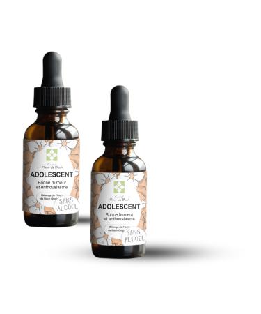 Conseil fleur de Bach Conseil fleur de Bach - Bach Flower for Teenagers Alcohol-Free 30 ml Pack of 2