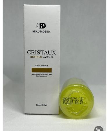 Beautederm Cristaux Retinol Serum Skin Repair Treatment with Niacinamide and Tea Tree Oil 1 fl.oz./30mL - Buy Online on GoSupps.com