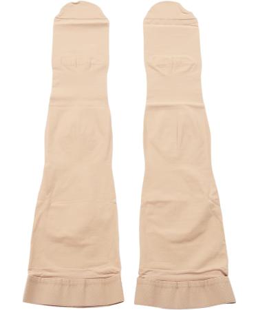 Thigh-High Closed Toe Compression Stockings - 23-32 mmHg Beige Sports Socks for Optimal Support - Buy Online on GoSupps.com