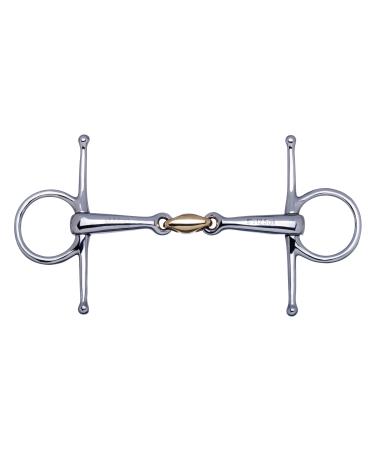 St bben bit 2270 full cheek snaffle double broken 11.5 cm - 14 mm - Sweet Copper middle piece - Buy Online on GoSupps.com