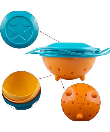 Gyro Bowl for Babies - Universal 360 Rotatable Magic Baby Bowl with Lid | Ship Internationally - Buy Online on GoSupps.com