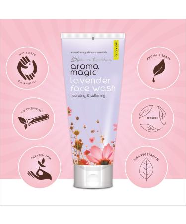 Aroma Magic Lavender Face Wash 120ml - Gentle Cleansing for All Skin Types | Shop Internationally - Buy Online on GoSupps.com
