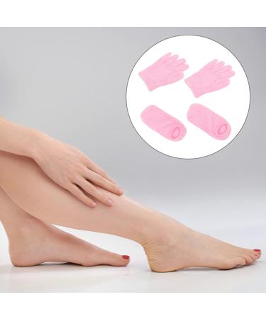 minkissy 4 Pairs Gel Care Kit Yarn Hand Spa Gloves Cracked Hands Moisture Gloves Moisturizing Gloves and Socks Grooming Gloves Moisturizing Spa Socks Foot Socks Miss Yarn - Buy Online on GoSupps.com