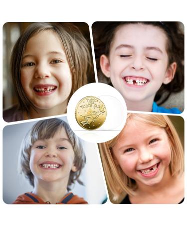 Palwin 12 Tooth Fairy Coins - Unique Patterns Goldtaler Souvenirs for Kids - Perfect Gift for Boys & Girls - Buy Online on GoSupps.com