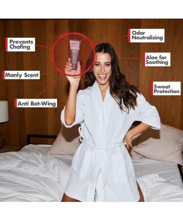 HAPPY NUTS and HAPPY CURVES Comfort Cream His and Hers Set - Anti-Chafing Sweat Defense Odor Control Aluminum-Free Mens Deodorant & Hygiene Product - Buy Online on GoSupps.com