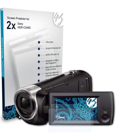 Bruni Crystal Clear Screen Protector for Sony HDR-CX405 (2-Pack) - Buy Online on GoSupps.com