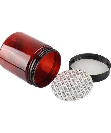 Tianzd 12-Piece 250ml Brown Plastic Cream Cans with Black Lid | Cosmetic Container Set with 6 Spatulas | Empty Screw Top Box for Creams & Lotions - International Shipping Available - Buy Online on GoSupps.com