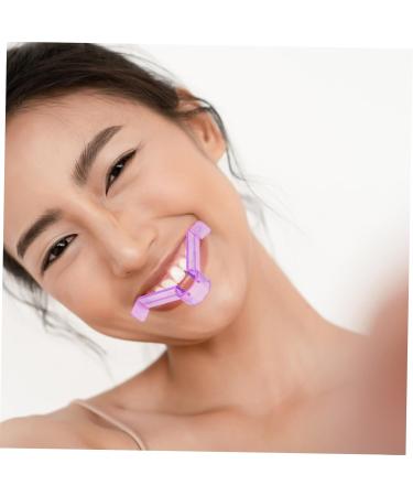 Didiseaon Lip Muscle Trainer Mouth Tightener Face Exerciser Mouth Muscle Tightener Mouth Trainer Muscle Exerciser Mouth Muscle Massager Mouth Lip Exerciser Muscle Tightening 9.30X7.70X1.50CM Purple - Buy Online on GoSupps.com