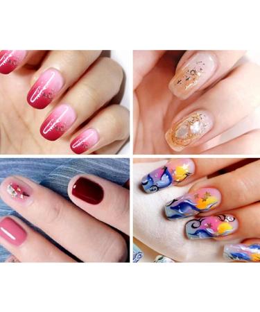 Nail Art Tip Round Flat Painting Drawing Carving Dotting Pen Liner Acrylic Gel UV Polish Manicure Tools - Buy Online on GoSupps.com