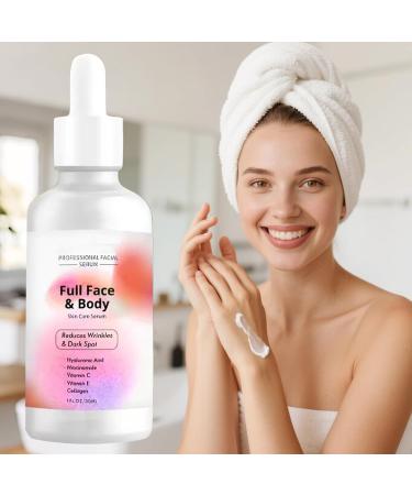 Skin Firming Solution - 30ml Body Fluid | Facial Moisturizing Solution | For Skin Barrier Repair Lifting Beauty Day & Night Travel - Buy Online on GoSupps.com