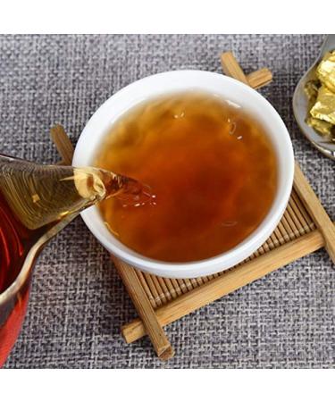 HQZM Yunnan Square Shaped Ripe Puer Tea Paste 500g Convenient Enjoy Puer Tea 1764oz - Buy Online on GoSupps.com