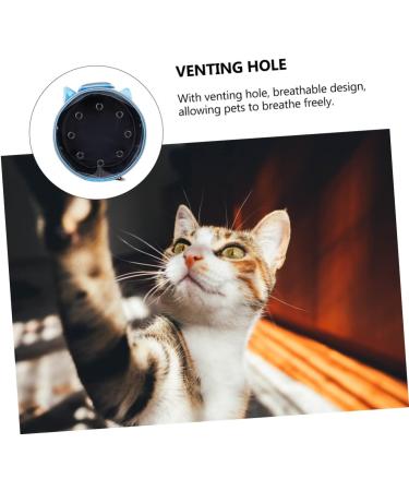 1pc Pet Bag Blue Backpack Clear Backpack Traveling Backpack Space Backpack Cat Travel Bag Puppy 35X35X17CM Blue - Buy Online on GoSupps.com