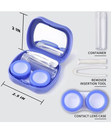 iGeyzoe Cute Love Contact Lens Case (Blue-Green) - Stylish & Functional International Shipping - Buy Online on GoSupps.com