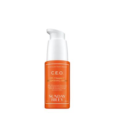 Sunday Riley C.E.O. 15% Vitamin C Brightening Serum 1 Fl Oz (Pack of 1) - Buy Online on GoSupps.com