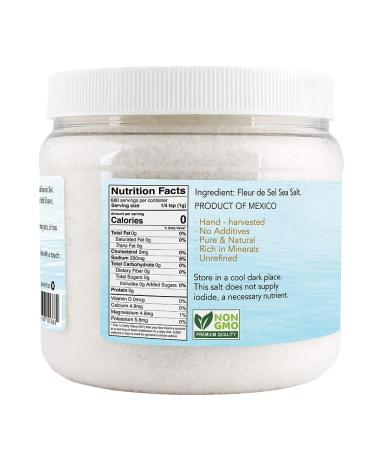 Kevala Fleur de Sel Gourmet Sea Salt 1.5 Lb - Premium Quality Salt for Culinary Delights - Buy Online on GoSupps.com