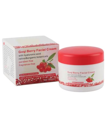LIZEALUCKY Berry Face Cream Antioxidant Face Moisturizer Goji Cream Revitalizing AntiWrinkle Cream Fashion Goqi Berry AntiAging for All Skin Types